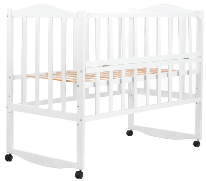 Ліжко Babyroom Зайченя ZL101 відкидний бік біле