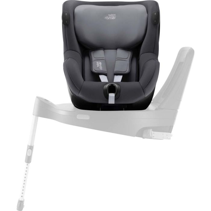 Автокресло BRITAX-ROMER DUALFIX iSENSE Midnight Grey с платформой FLEX BASE