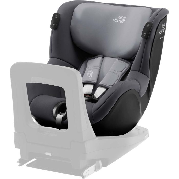 Автокресло BRITAX-ROMER DUALFIX iSENSE Midnight Grey с платформой FLEX BASE