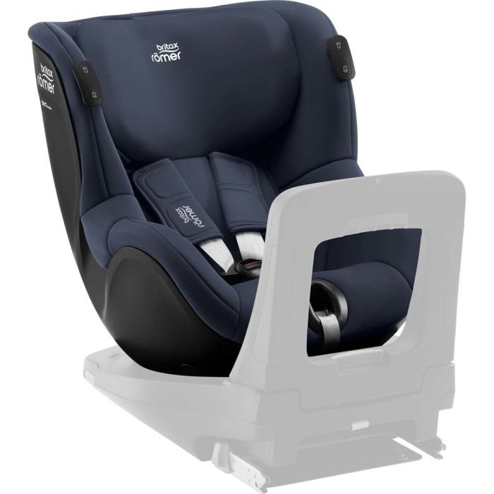 Автокресло BRITAX-ROMER DUALFIX iSENSE Indigo Blue с платформой FLEX BASE