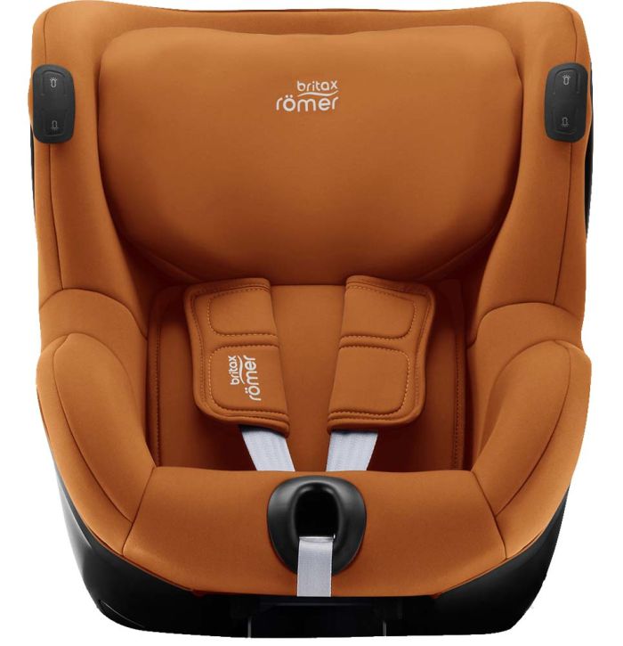 Автокрісло BRITAX-ROMER DUALFIX iSENSE Golden Cognac з платформою FLEX BASE