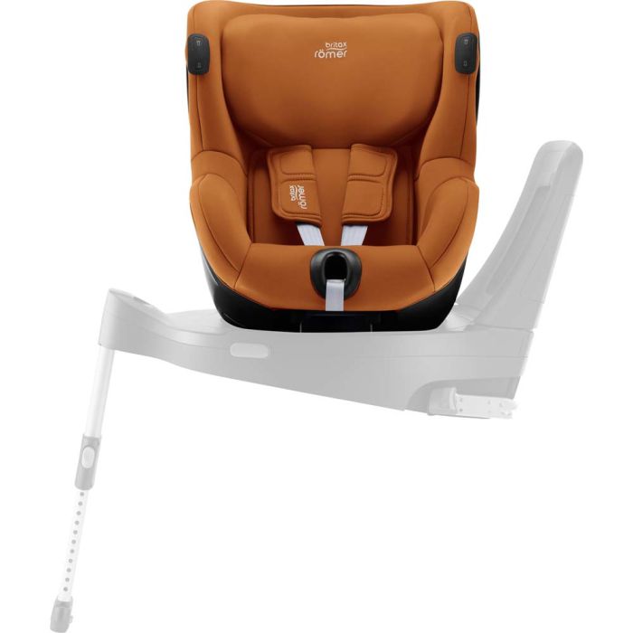 Автокрісло BRITAX-ROMER DUALFIX iSENSE Golden Cognac з платформою FLEX BASE