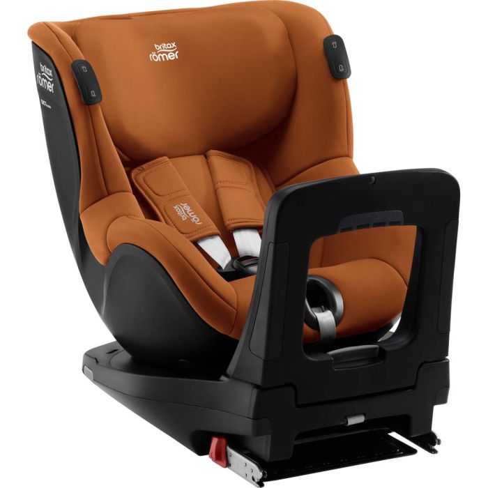 Автокрісло BRITAX-ROMER DUALFIX iSENSE Golden Cognac з платформою FLEX BASE