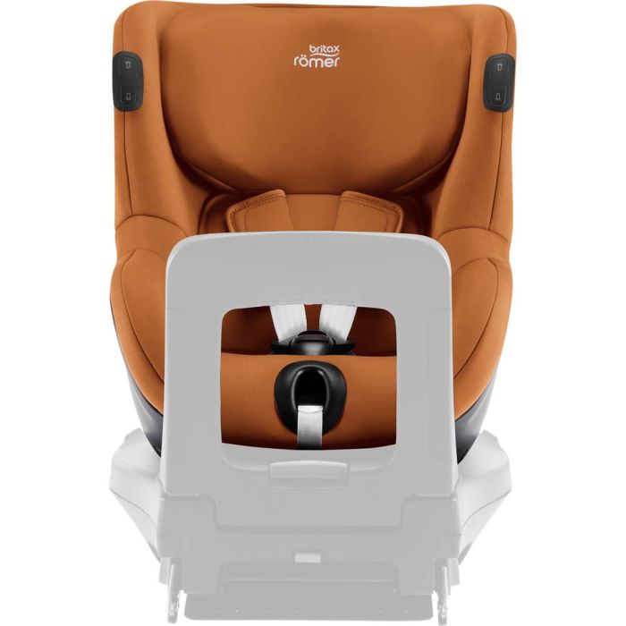 Автокрісло BRITAX-ROMER DUALFIX iSENSE Golden Cognac з платформою FLEX BASE