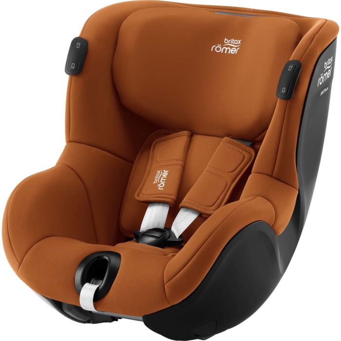 Автокрісло BRITAX-ROMER DUALFIX iSENSE Golden Cognac з платформою FLEX BASE