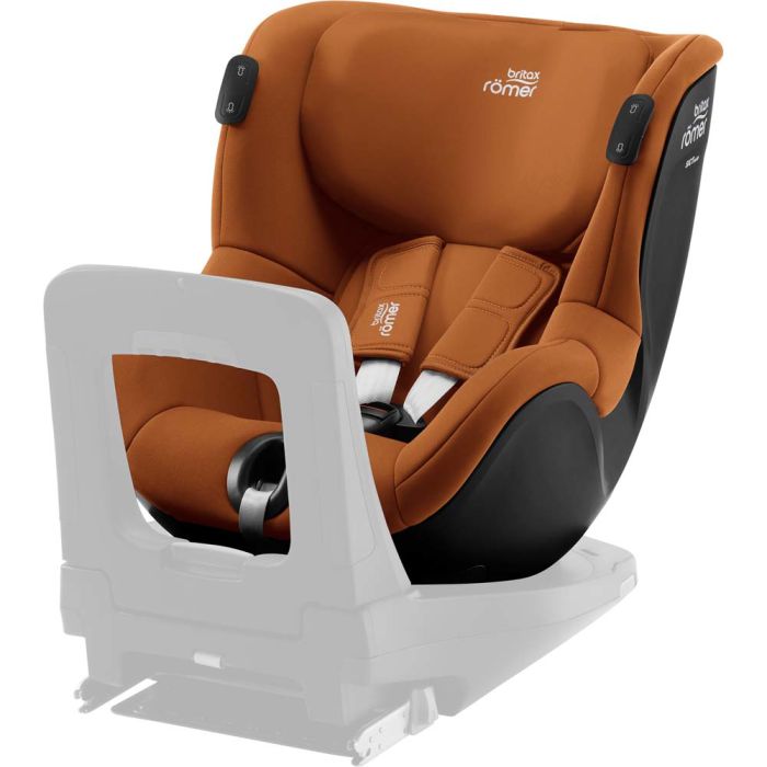 Автокрісло BRITAX-ROMER DUALFIX iSENSE Golden Cognac з платформою FLEX BASE