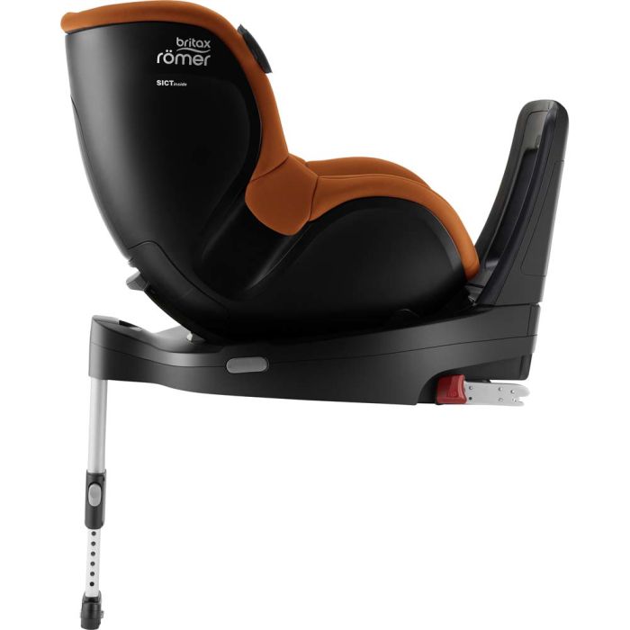 Автокрісло BRITAX-ROMER DUALFIX iSENSE Golden Cognac з платформою FLEX BASE