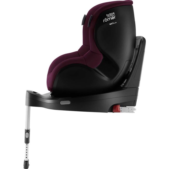 Автокрісло BRITAX-ROMER DUALFIX iSENSE Burgundy Red з платформою FLEX BASE