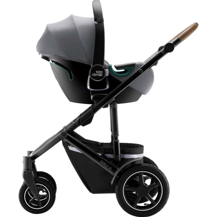 Автокрісло BRITAX-ROMER BABY-SAFE iSENSE Frost Grey з платформою FLEX BASE iSENSE