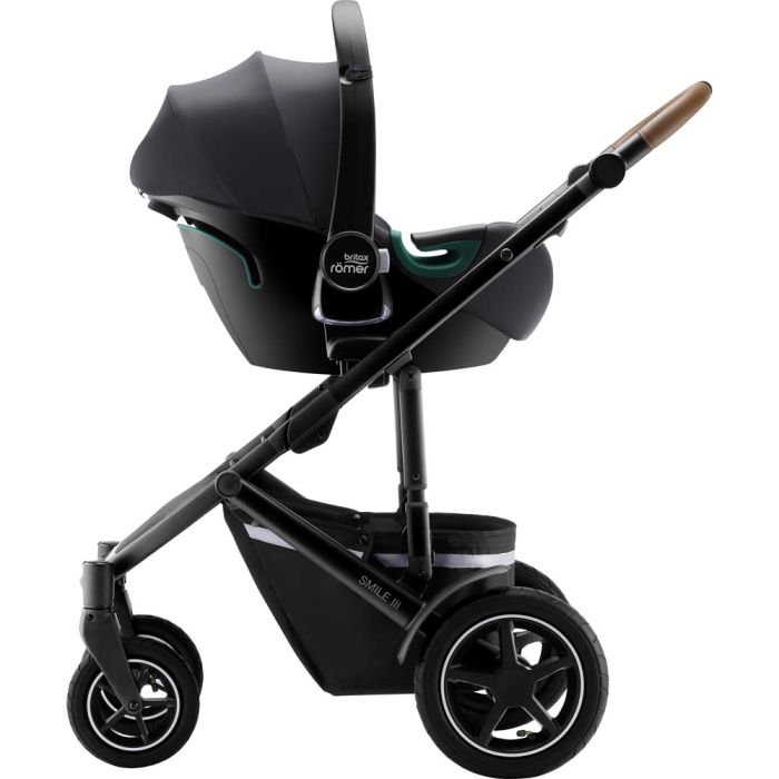 Автокрісло BRITAX-ROMER BABY-SAFE iSENSE Midnight Grey з платформою FLEX BASE iSENSE