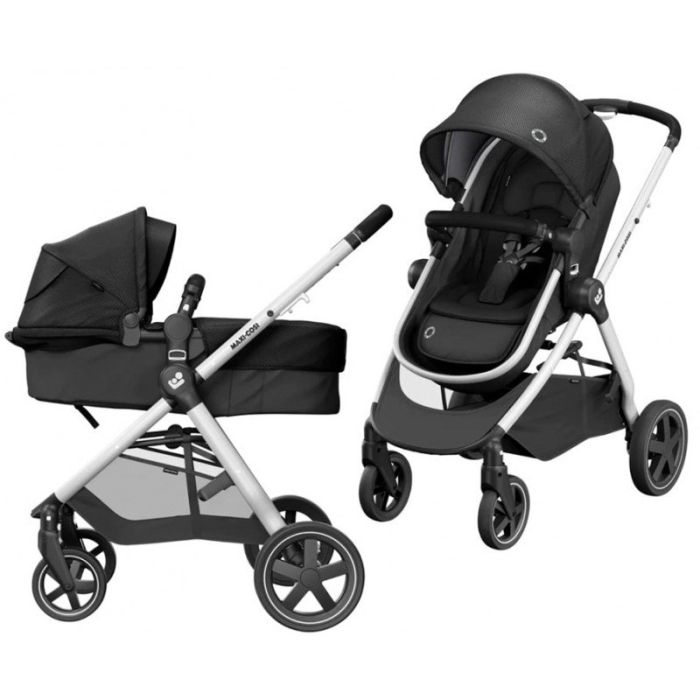 Коляска универсальная 3 в 1 MAXI-COSI ZELIA2 з автокреслом CabrioFix Essential Black