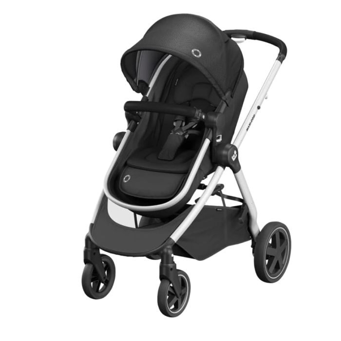 Коляска универсальная 3 в 1 MAXI-COSI ZELIA2 з автокреслом CabrioFix Essential Black