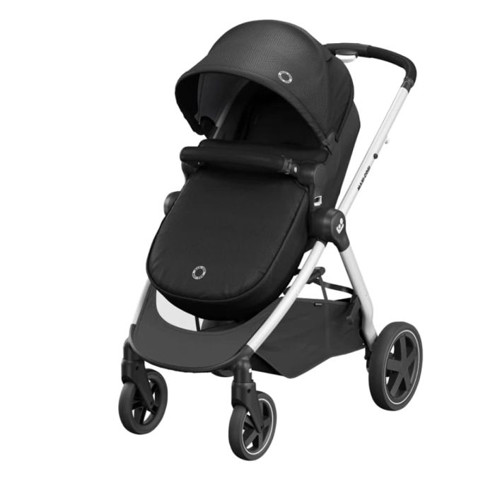 Коляска универсальная 3 в 1 MAXI-COSI ZELIA2 з автокреслом CabrioFix Essential Black