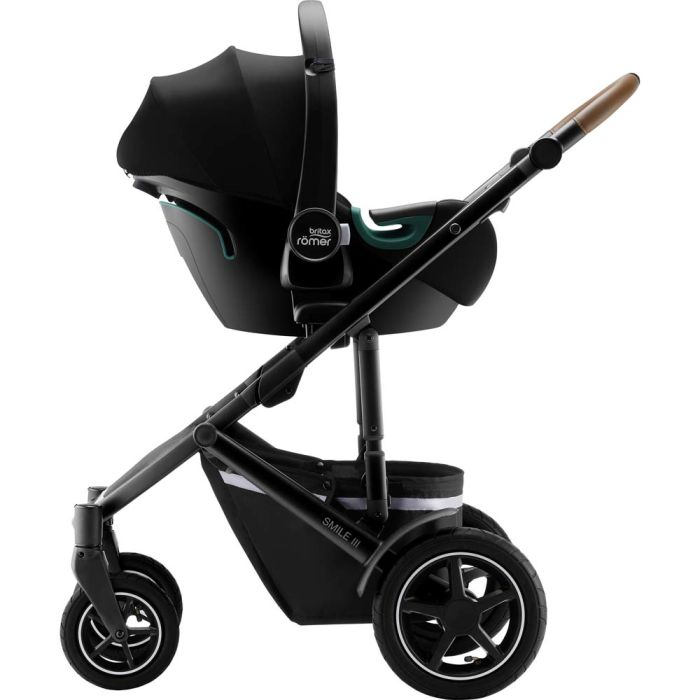 Автокресло BRITAX-ROMER BABY-SAFE3 i-SIZE Space Black с платформой FLEX BASE