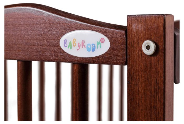 Ліжко Babyroom Веселка маятник, ящик, відкидний бік DVMYO-3 бук горіх