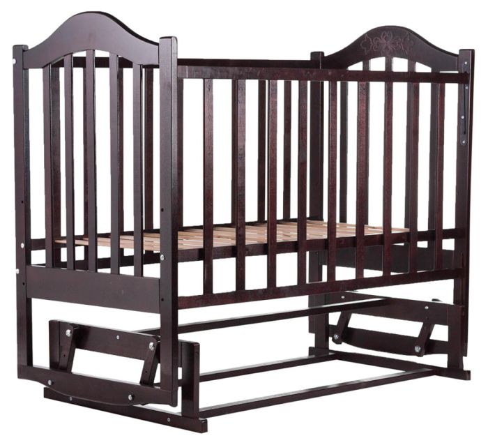 Кровать Babyroom Дина D203 маятник  венге