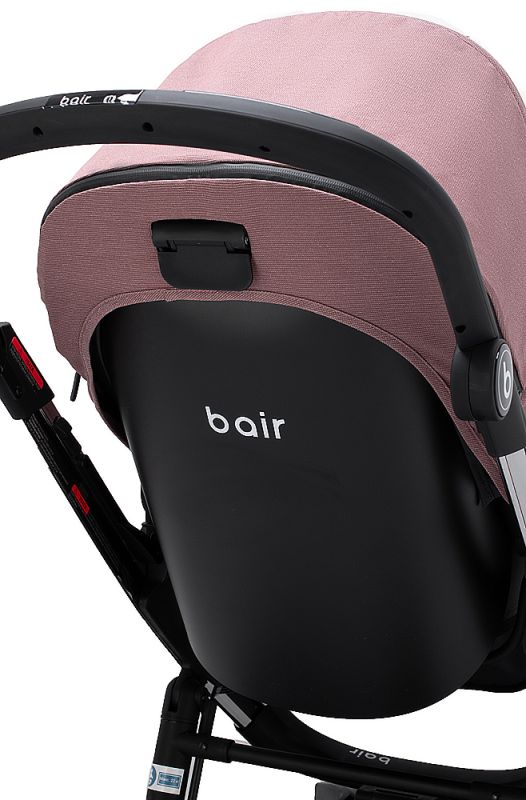 Коляска 2 в 1 Bair Electra B-touch system BE-04 dark pink (розовый)