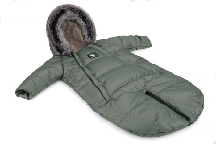 Зимний комбинезон - трансформер Cottonmoose Moose 0-6 M 767/141 jungle green (хаки)