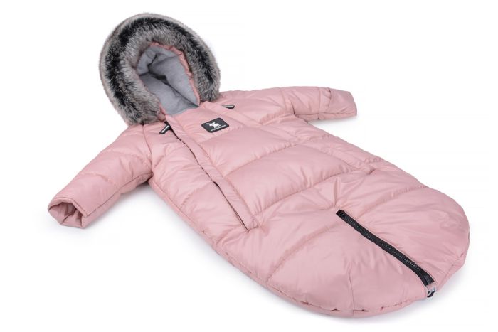 Зимний комбинезон - трансформер Cottonmoose Moose 0-6 M 767/111 pink (розовая пудра)