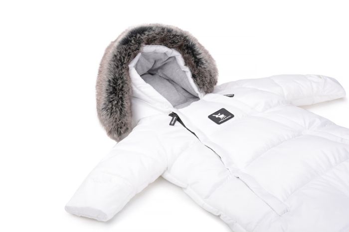 Зимний комбинезон - трансформер Cottonmoose Moose 0-6 M 767/71 white (белый)