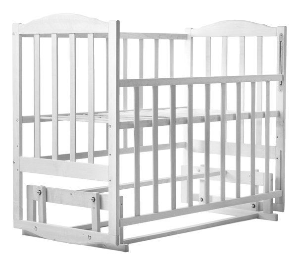 Кровать Babyroom Зайчонок Z201 маятник  белая