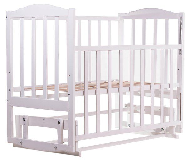 Кровать Babyroom Зайчонок Z201 маятник  белая