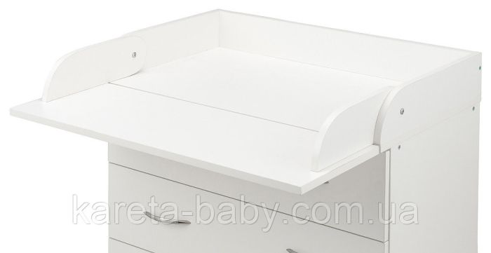 Пеленальний комод Babyroom Комод 4 тел.Big 102x80x50 білий