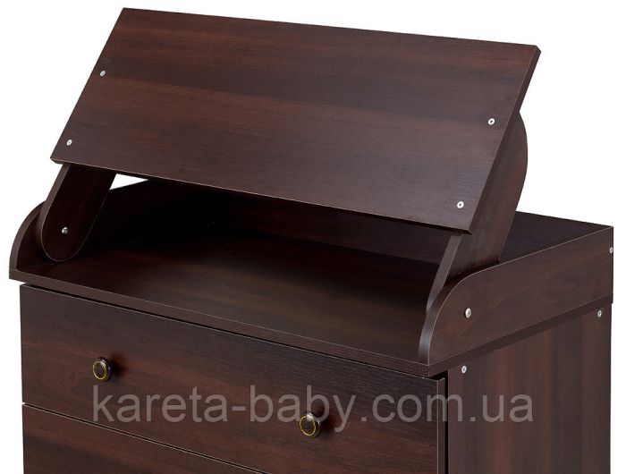 Пеленальний комод Babyroom Комод 4 тел.Big 102x80x50 горіх темний