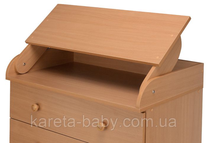 Пеленальний комод Babyroom Комод 4 тел.Big 102x80x50 бук