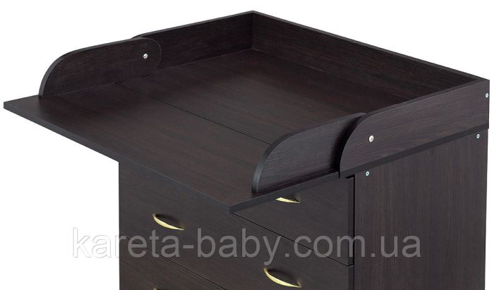 Пеленальний комод Babyroom Комод 4 тел.Big 102x80x50 венге