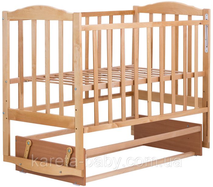 Кровать Babyroom Зайчонок Z204 маятник  лакированная