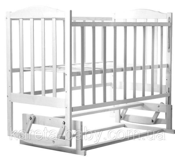 Кровать Babyroom Зайчонок Z201 маятник  белая