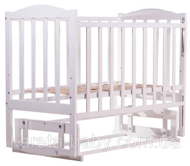 Кровать Babyroom Зайчонок Z201 маятник  белая