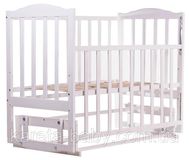 Кровать Babyroom Зайчонок Z201 маятник  белая