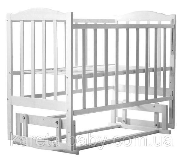 Кровать Babyroom Зайчонок Z201 маятник  белая