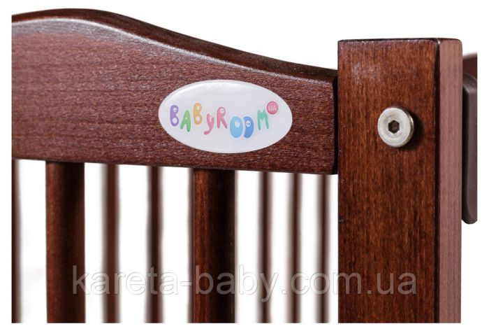 Ліжко Babyroom Веселка маятник, ящик, відкидний бік DVMYO-3 бук горіх