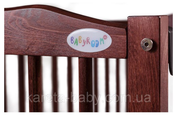 Кровать Babyroom Радуга маятник, откидной бок DVMO-2  бук тик