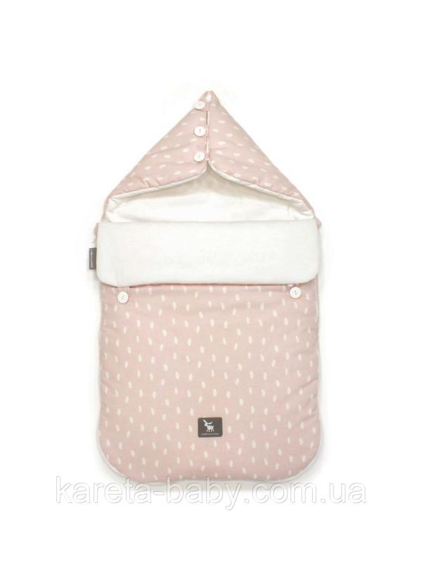 Універсальний конверт в коляску та автокрісло Cottonmoose Pooh 330/132/51 rain pink cotton white cotton jersey