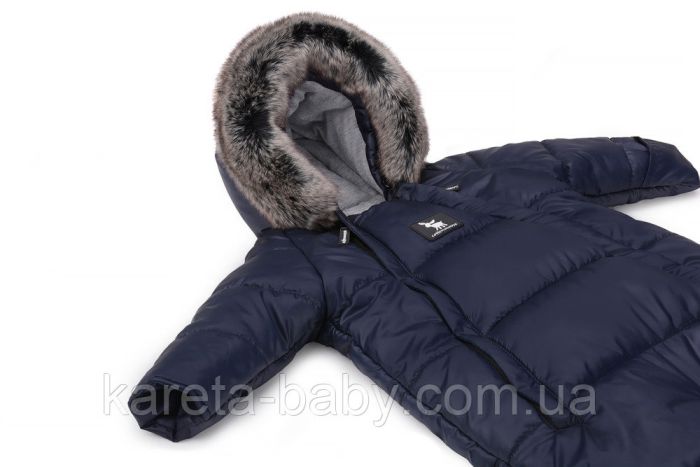 Зимний комбинезон - трансформер Cottonmoose Moose 0-6 M 767/66 dark blue (темно-синий)