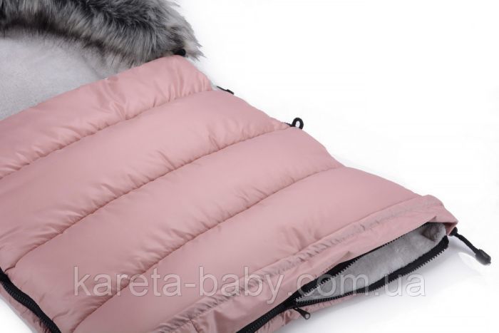 Зимовий конверт Cottonmoose Combi 736/111/72/142 pink (рожева пудра)