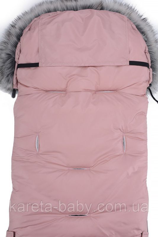 Зимовий конверт Cottonmoose Combi 736/111/72/142 pink (рожева пудра)