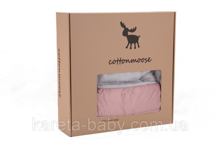 Зимовий конверт Cottonmoose Combi 736/111/72/142 pink (рожева пудра)