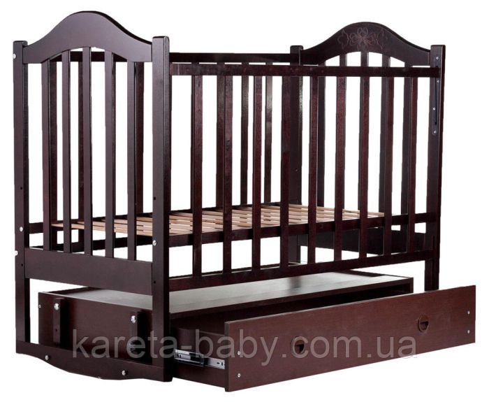 Ліжко Babyroom Діна D303 маятник, ящик венге