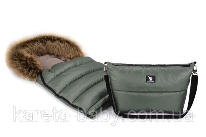 Зимовий конверт Cottonmoose Combi 736/141/73/144 jungle green (хакі)