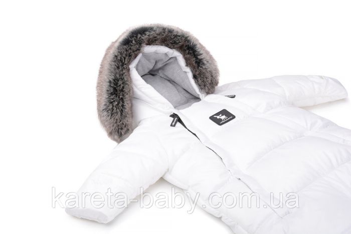 Зимний комбинезон - трансформер Cottonmoose Moose 0-6 M 767/71 white (белый)