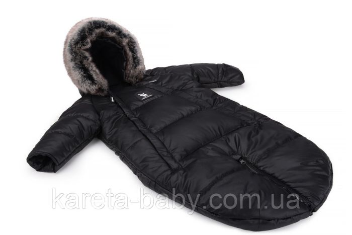 Зимовий комбінезон – трансформер Cottonmoose Moose 0-6 M 767/65 black (чорний)