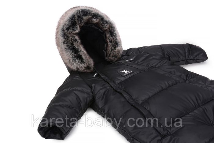 Зимовий комбінезон – трансформер Cottonmoose Moose 0-6 M 767/65 black (чорний)