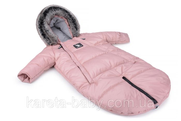 Зимний комбинезон - трансформер Cottonmoose Moose 0-6 M 767/111 pink (розовая пудра)