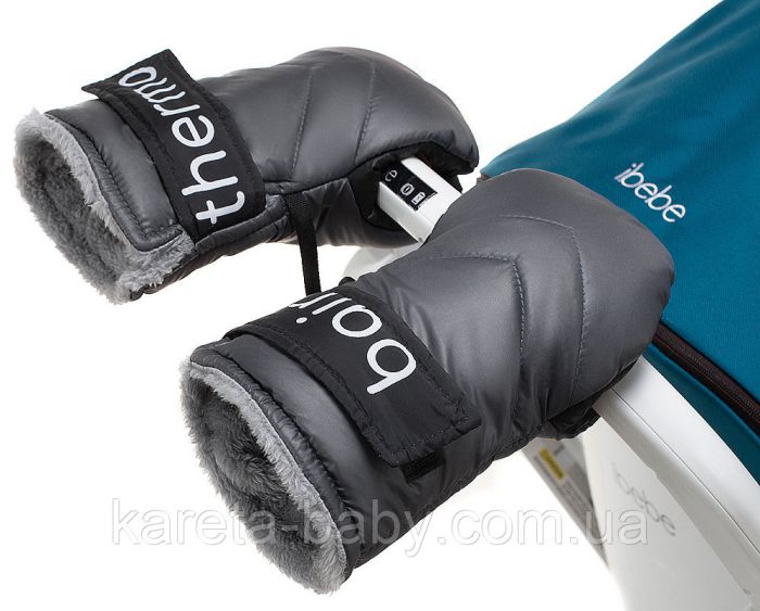 Рукавиці Bair Thermo Mittens графіт