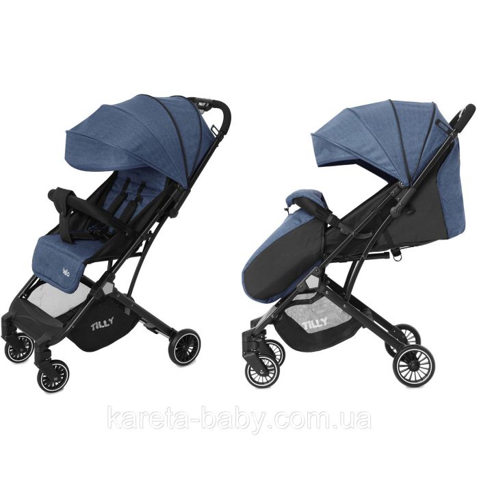 Прогулочная коляска Tilly Bella T-163 Sky Blue +дождевик S/1/